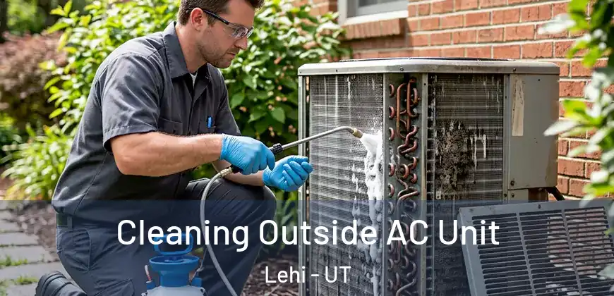  Cleaning Outside AC Unit Lehi - UT
